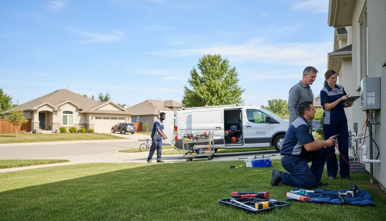 Tankless water heater service in Abbott, TX